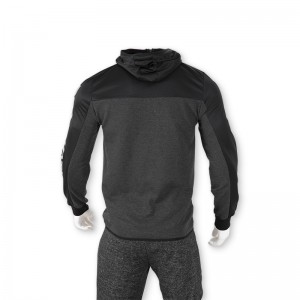 Men’s zipper hoodie track jacket